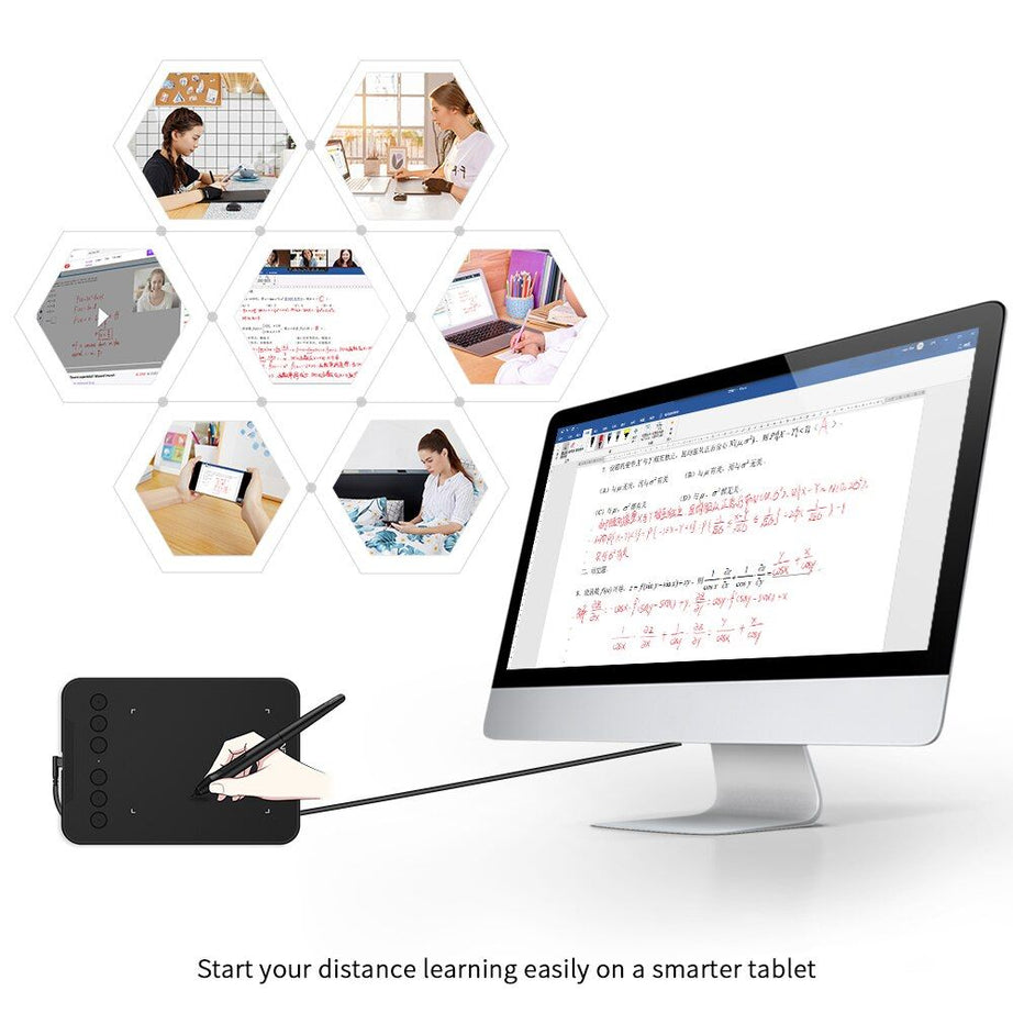 XP Pen Graphics Tablet Digital Drawing Tablet 4x3 Inch Deco Mini4 8192 Levels with 6 Shortcut Keys for Windows Mac Android - Oshi.pk - Buy & Sell Online