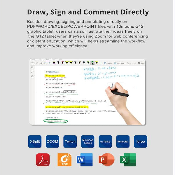 10moons G12 Digital Drawing Tablet with 8192 Levels Pressure - Oshi.pk - Buy & Sell Online