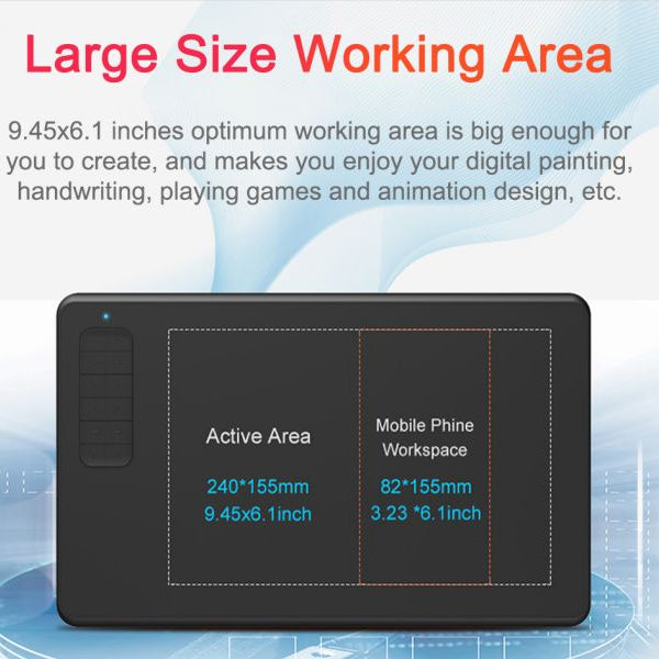 10moons G12 Digital Drawing Tablet with 8192 Levels Pressure - Oshi.pk - Buy & Sell Online