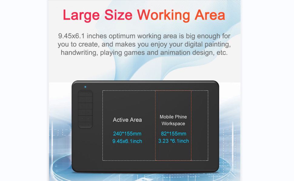 10moons G12 Digital Drawing Tablet with 8192 Levels Pressure - Oshi.pk - Buy & Sell Online