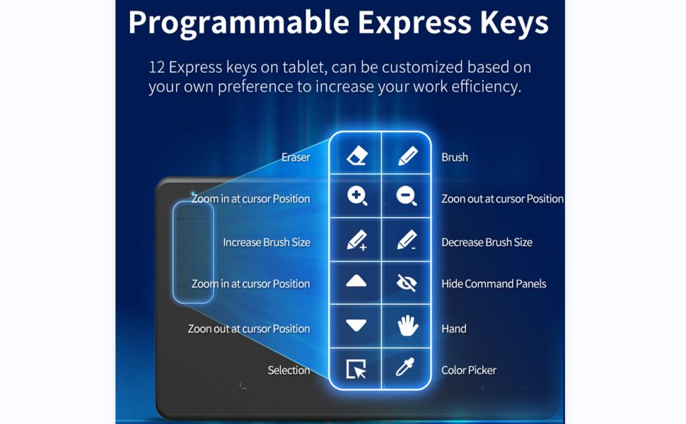 10moons G12 Digital Drawing Tablet with 8192 Levels Pressure - Oshi.pk - Buy & Sell Online