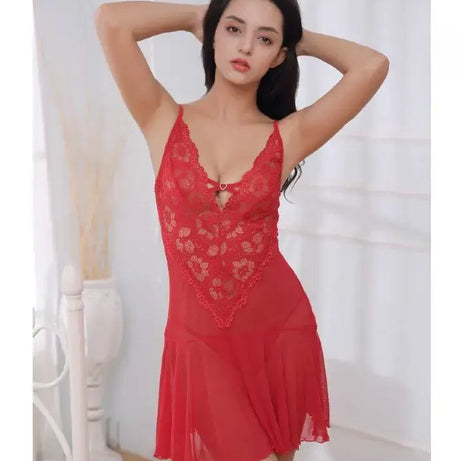 Deep V-Neck Babydoll Lingerie For Special - Oshi.pk - Buy & Sell Online