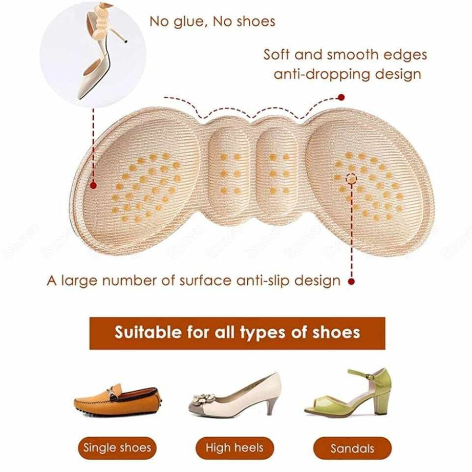 Women Insoles for Shoes High Heel Pad Adjust Size Adhesive Heels Pads Liner Grips Protector Sticker Pain Relief Foot Care Insert, Cushion Inserts Sili - Oshi.pk - Buy & Sell Online