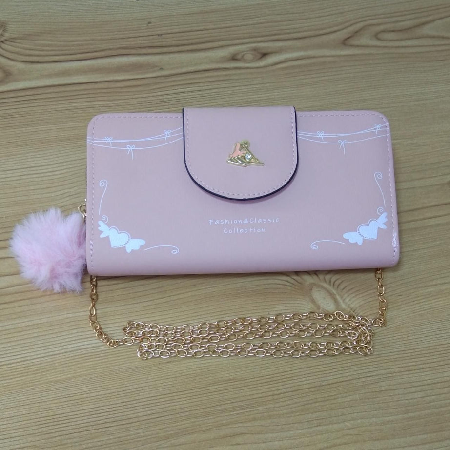 Multi-Functional Cell Phone Chain Handbag: Women's Long Wallet with Card Organizer - Oshi.pk - Buy & Sell Online