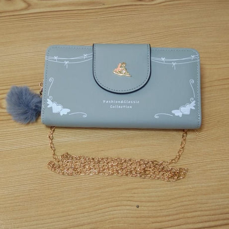 Multi-Functional Cell Phone Chain Handbag: Women's Long Wallet with Card Organizer - Oshi.pk - Buy & Sell Online