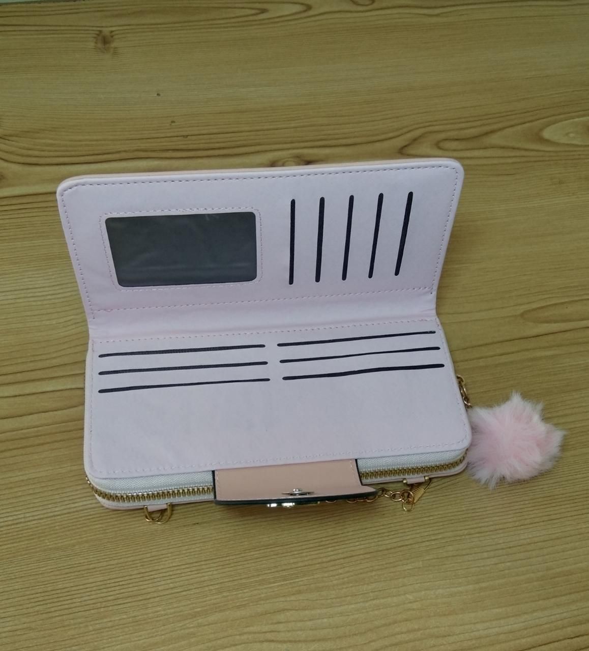 Multi-Functional Cell Phone Chain Handbag: Women's Long Wallet with Card Organizer - Oshi.pk - Buy & Sell Online