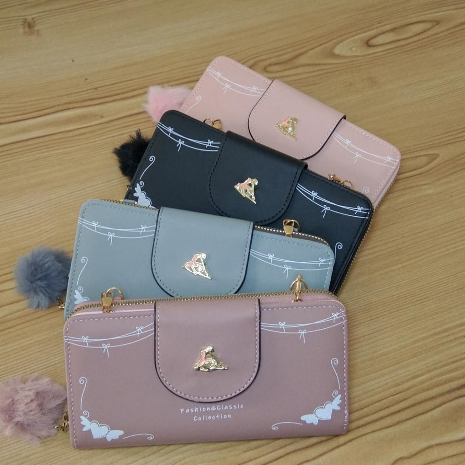 Multi-Functional Cell Phone Chain Handbag: Women's Long Wallet with Card Organizer - Oshi.pk - Buy & Sell Online