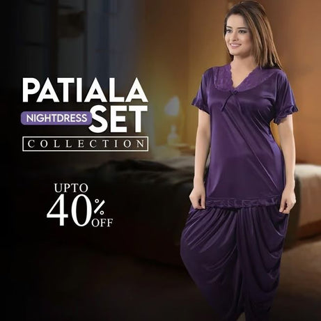 Women Patiala Night Dress Set - (COLOR CHOICE) - Oshi.pk - Buy & Sell Online