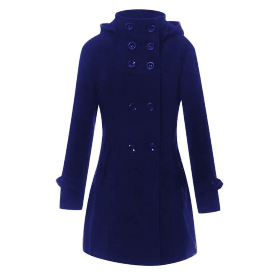 Women's 6-Button Hooded Style Trench Coat - Oshi.pk - Buy & Sell Online