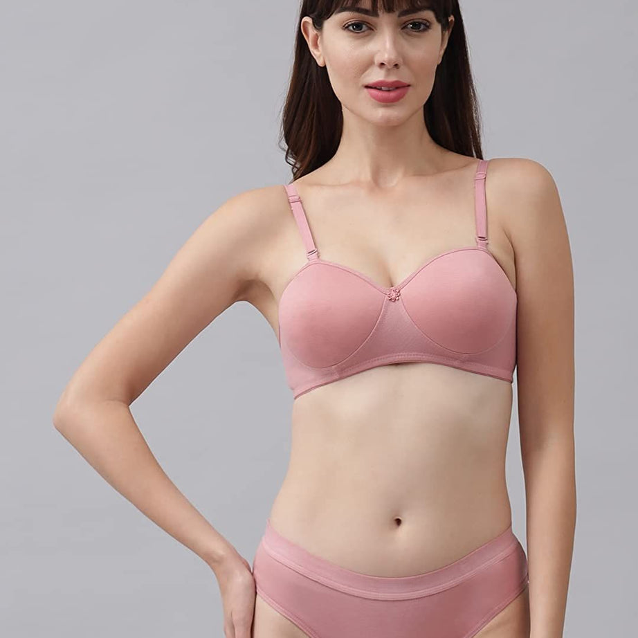 Womens Cotton Padded Non Wired Bra And Panty Set - Oshi.pk - Buy & Sell Online