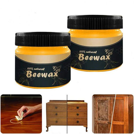 Wood Seasoning Beewax – Traditional Beeswax Polish for Wood & Furniture, All-Purpose Beewax for Wood Cleaner and Polish Wipes – Non Toxic for Furnitur - Oshi.pk - Buy & Sell Online