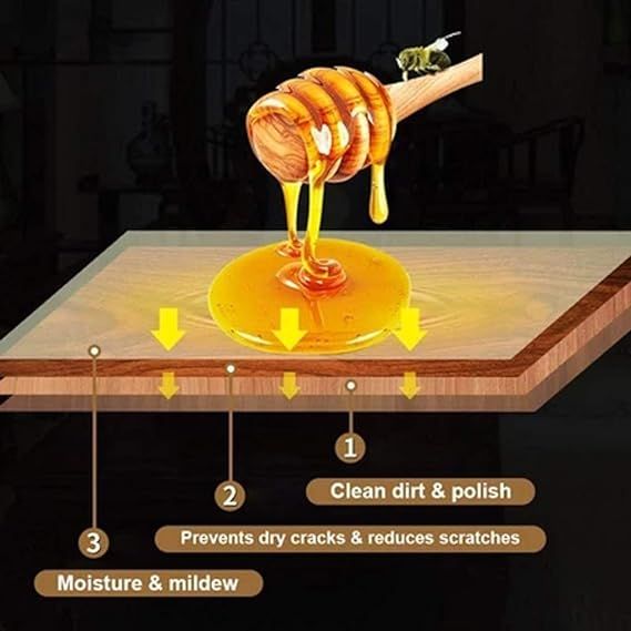 Wood Seasoning Beewax, Multipurpose Natural Wood Wax Traditional Beeswax Polish for Furniture, Floor, Tables, Chairs, Cabinets - Oshi.pk - Buy & Sell Online