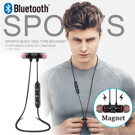 XT-11 Sport Wireless Earbuds Headphone Bluetooth-compatible Earphone Music Handsfree Earbuds Headset With Mic For All Phone - Oshi.pk - Buy & Sell Online