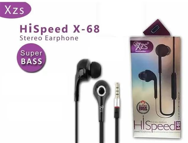 XZS X68 HI SPEED STEREO EARPHONES HANDSFREE SUPER BEST QUALITY - Oshi.pk - Buy & Sell Online