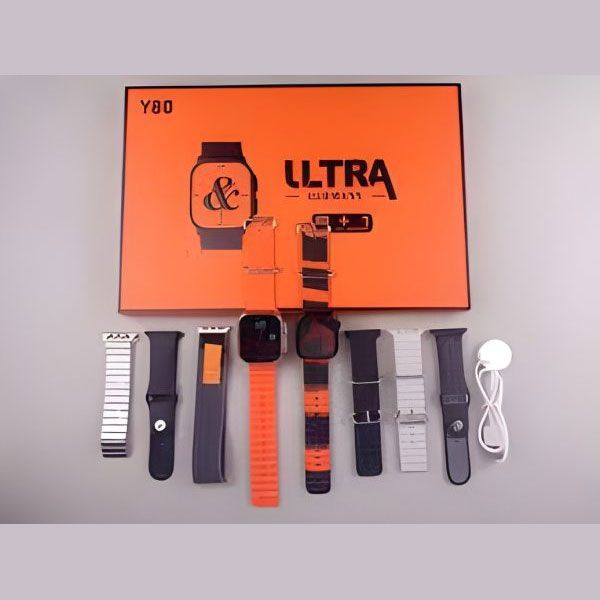 Y80 ULTRA Smart Watch Plus 8 Strap Combination With 2.02 Inch High Definition Large Screen - Oshi.pk - Buy & Sell Online