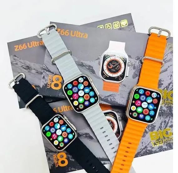 Z66 Ultra Watch 8 Series | 45mm | Best Price | Ocean Silicone Strap | Water Resistant | Sport Watch | Bluetooth Calling | Best Watch - Oshi.pk - Buy & Sell Online