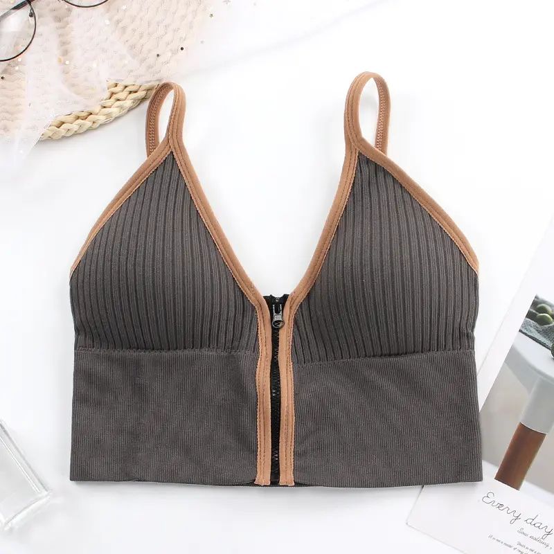 Celebrity New Front Seamless Fitness Bra Girl Comfortable Beauty Back Seamless Bra - Oshi.pk - Buy & Sell Online