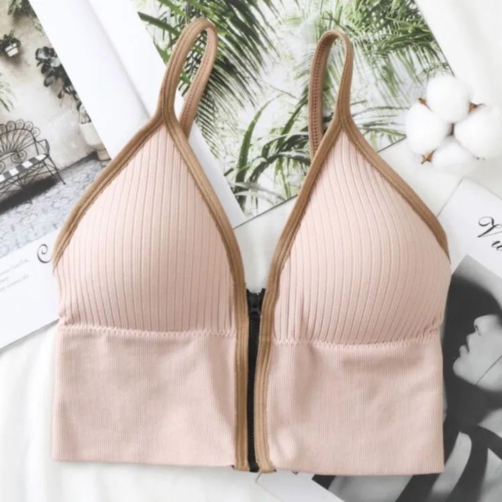 Celebrity New Front Seamless Fitness Bra Girl Comfortable Beauty Back Seamless Bra - Oshi.pk - Buy & Sell Online