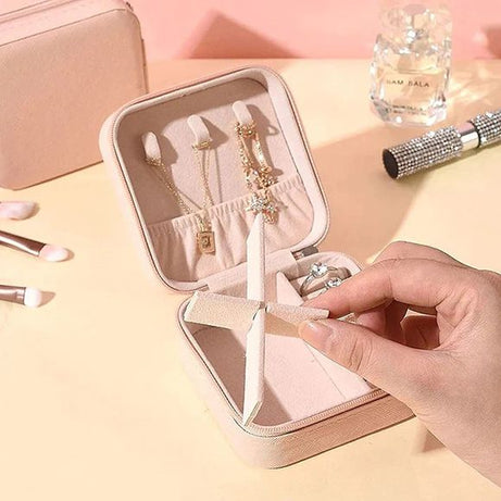 Zipper Portable Jewellery Box - Oshi.pk - Buy & Sell Online