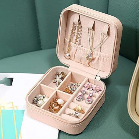 Zipper Portable Jewellery Box - Oshi.pk - Buy & Sell Online
