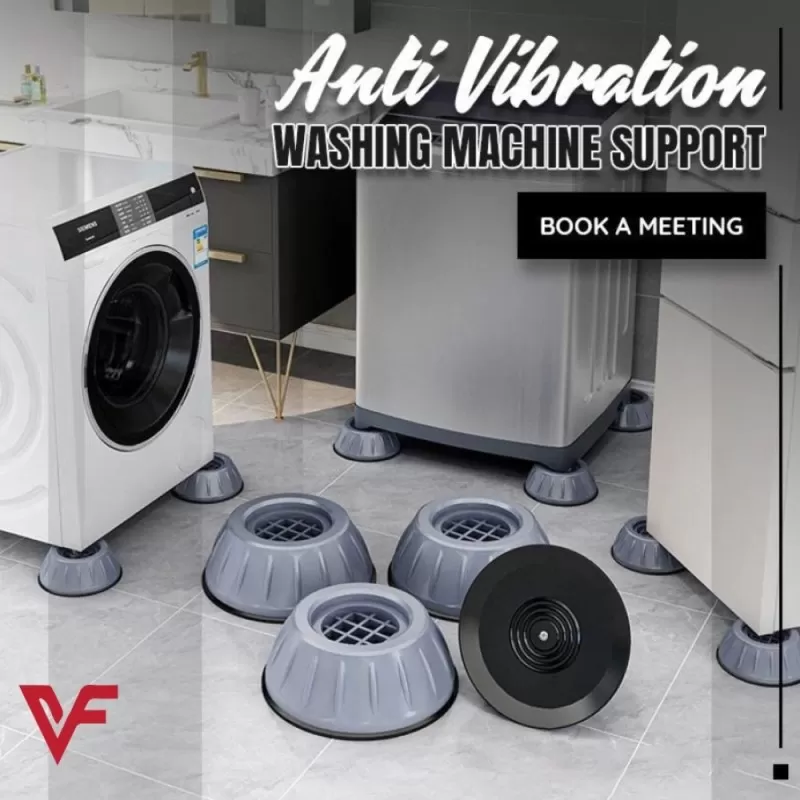 Washing Machine Anti-Vibration Pad Mat Non-Slip Shock Pads Mats  Refrigerator 4pcs/set Kitchen Bathroom Accessories Bathroom Mat - AliExpress