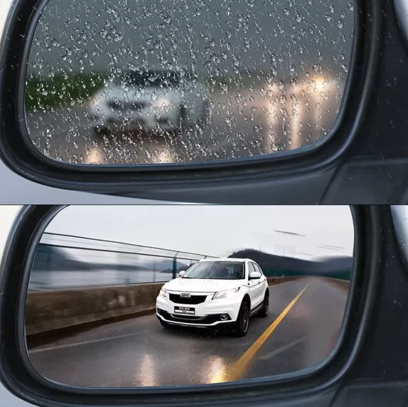 Buy High quality 2 pcs car rearview mirror protective film anti-fog  transparent waterproof protective soft rearview mirror film car at Lowest  Price in Pakistan