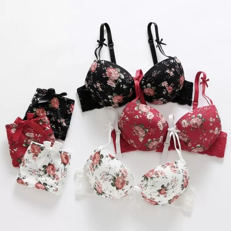 Buy Imported Best Quality Flower Print Bras for Women/Girls at