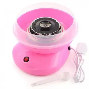 Electric Candyfloss Making Machine Home Cotton Sugar Candy Floss Maker With Measuring Scoop And Disposable Sticks
