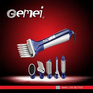 Gemei Professional 6 in 1 Hot Air Styler (GM-4834)