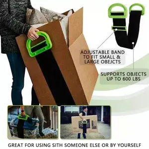 Clever Carry Adjustable Straps For Luggage And Furniture Carrying