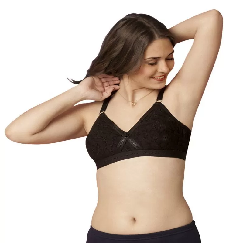 2-pack non-padded cotton bra tops