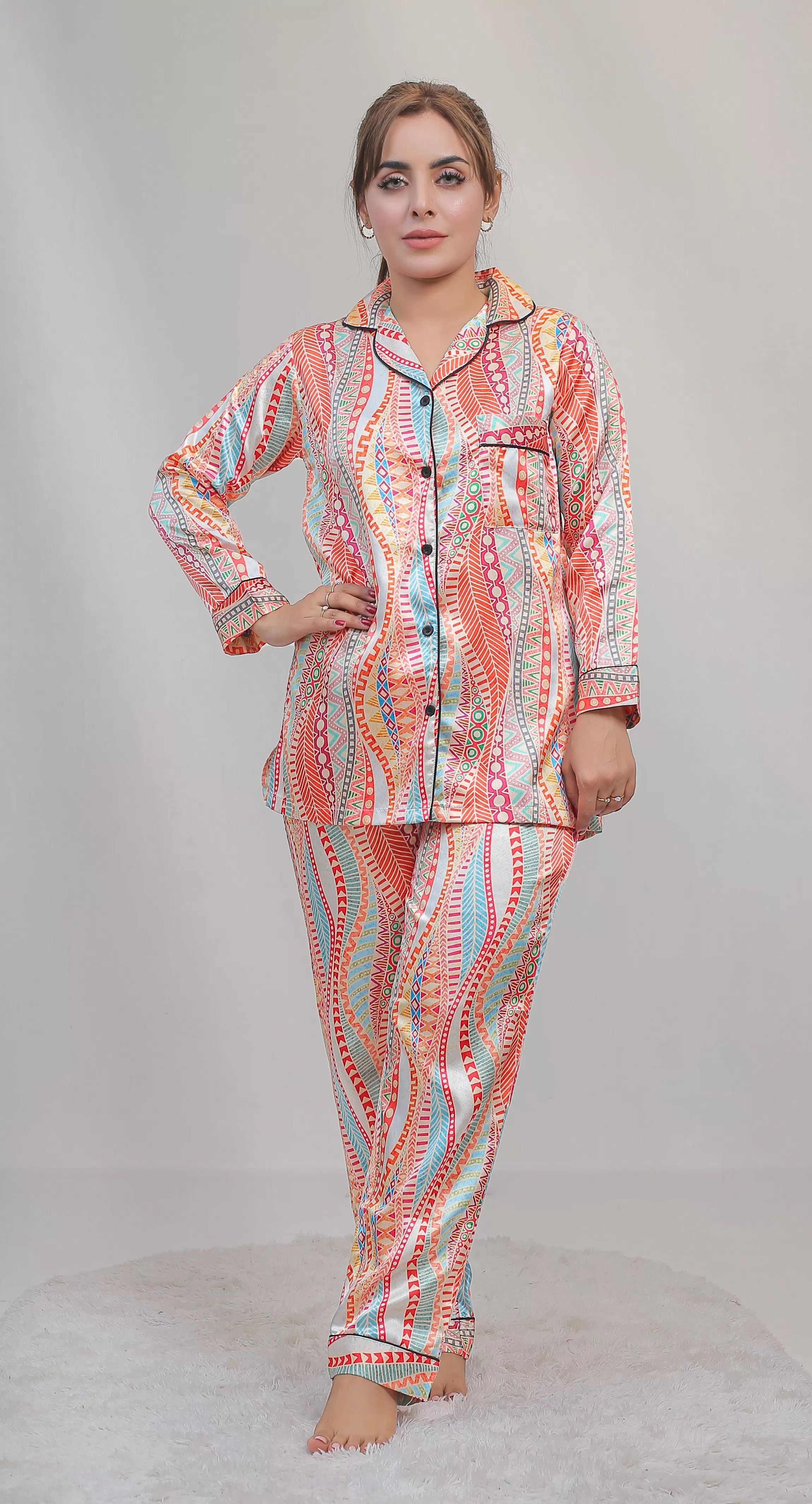 Buy Valerie classic nightwear/sleepwear is designed for ultimate comfort  and style. Our classic pajama set is updated in a smooth silky fabric at  Lowest Price in Pakistan