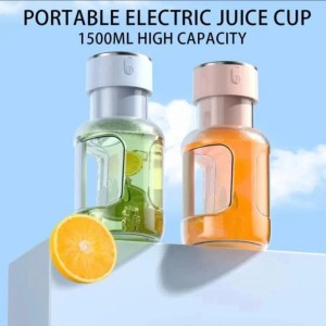 1600ml Portable Electric Rechargeable Cordless Barrel Juicer