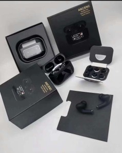 A9 AirPods Pro 2 LCD Display with ANC/ENC Feature Extra Bass with Lanyard and Buzzer Sound