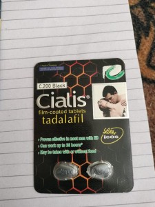 Authentic Cialis C200 Black 2 Tablets Card Made In UK