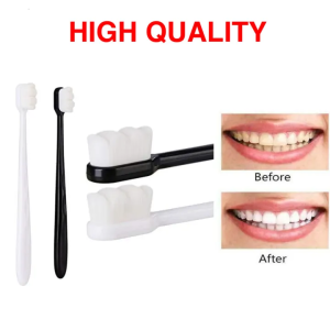 Bristle Micro Nano Toothbrush for Sensitive Teeth and Gums Care, Extra Soft Silko Toothbrush for Adults and People with Braces