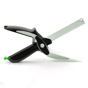 Crockery Mall Multi-Function Clever Scissors Cutter 2 in 1 Knife & Cutting Board Utility Cutter Stainless Steel