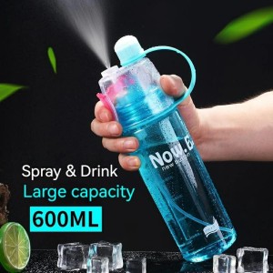 Easy to Carry School, office Sports Summer  Spray Water Bottle Portable  Water Cooling  Spray Cup Large Capacity