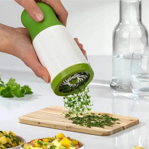 Herbs Grinder Manual Multifunctional Stainless Steel Chopper  Dhanya  Podina Chopper  Coriander and Mint Leaves Hand Crusher  All Herbs High Quality C