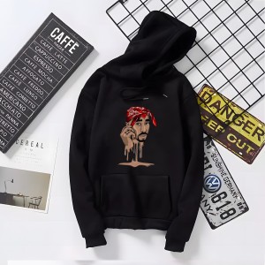 Hoodie For Mens Printed Kangaroo Hoodie Pocket Drawstring Pullovers Clothing Long Sleeves Export Quality Winter Wear