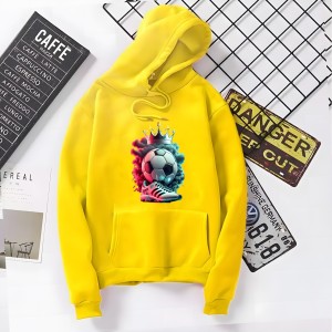 Hoodie For Mens Printed Kangaroo Hoodie Pocket Drawstring Pullovers Clothing Long Sleeves Export Quality Winter Wear