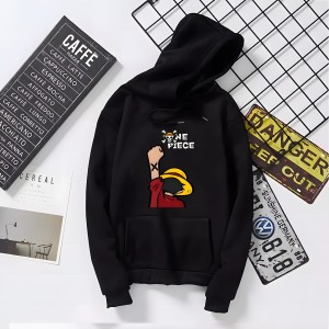 Huddie For Men n Boys Pirates Printed In Black Hoodie Printed Kangaroo Hoodie Pocket Drawstring Pullovers Long Sleeves  Winter Wear