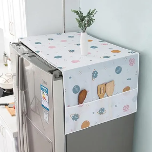 imported Refrigerator Cover Top Dust proof Windscreen Covers for Top Decorative Fridge Cover for Washing Machines Dryers for Friends Neighbors Random