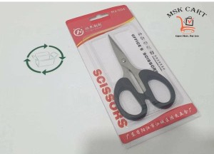 Stainless Steel Small Size Office Scissor's, Stationery, Household, Handicraft paper cut craft Scissor- Black
