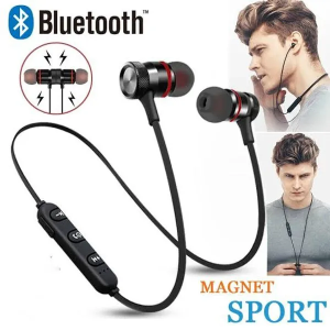 Magnetic Bluetooth Wireless Stereo In Ear Sports Handfree Earphone ORIGINAL MAGNETIC BLUETOOTH HANDSFREE WIRELESS HANDFREE