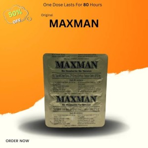 Original Maxman Sex 10 Tablets NO HEADACHE NO TENSION