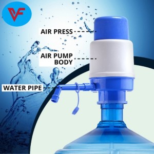 PACK OF 2 - Manual Water Pump For 19 Liter Cans Large Bottle Water Pump Dispenser