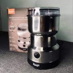 RAF Electric Coffee Grinder R-7113 (4 blades) 300W Masala Grinder Steel