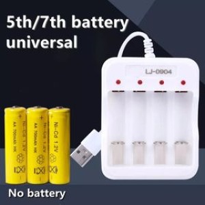 New USB Ni-MH Battery Charger for For 1.2V , 1.5V AA/AAA Universal Smart Charger with 4 Slots