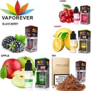 Vaporever E-Liquid Vape Juice 10ml in 0mg, Nicotine Vapor (PACK OF 5)